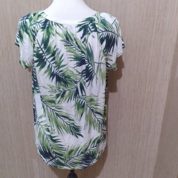 Chaps sleeveless tshirt with drawstrings sz S, NWT - Picture 2 of 5